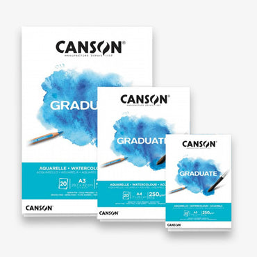 Canson Graduate Watercolour Pad 250 gsm The Stationers